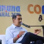 Venezuelan President Nicolás Maduro speaking during an event with communal leaders, in the 23 de Enero neighborhood in Caracas on March 5, 2024. Photo: Presidential Press.