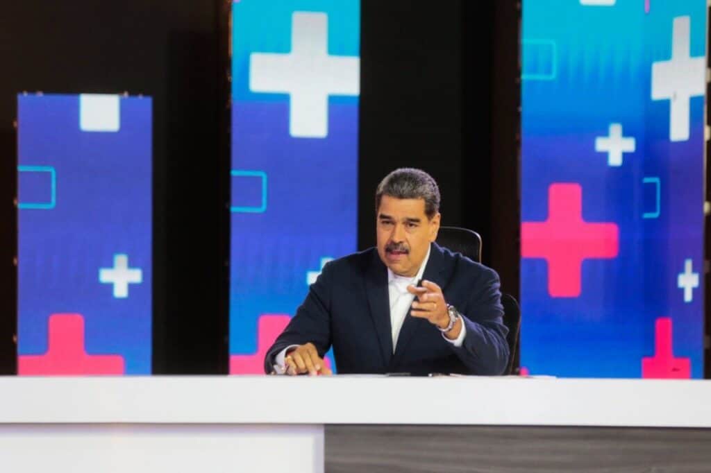 President Nicolás Maduro on television. Photo: Alba Ciudad.