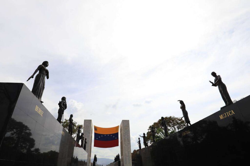 The Walk of the Heroines of Resistance and Independence inaugurated in Caracas, Venezuela, as part of International Women's Day celebration on March 8, 2025. Photo: Presidential Press.
