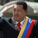 Venezuelan President Hugo CHavez leading a military parade in Caracas. Photo: Getty Images/file photo.