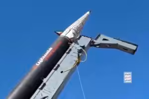 Palestine 2 hypersonic missile. Photo: Yemeni Military Media.