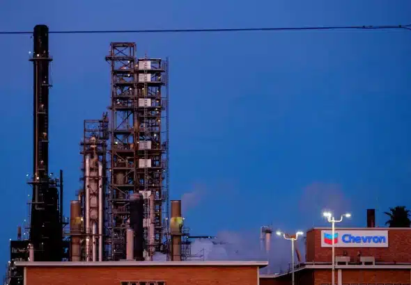 A view of Chevron's refinery in Pascagoula, United States. Photo: EPA/Dan Anderson/file photo.