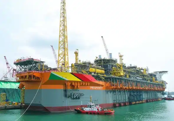 The ExxonMobile Prosperity FPSO vessel built by SBM Offshore in Singapore. Photo: SBM Offshore Amsterdam B.V./file photo.