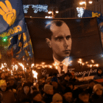 A modern celebration of Stepan Bandera, Ukraine.