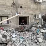 Massive destruction in Tulkarm, in the occupied West Bank. Photo: via QNN.