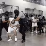 Venezuelan migrants deported from the US being treated as terrorists in a maximum-security prison in El Salvador. Photo: Voz Pública.