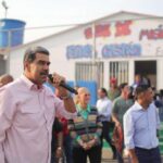 Venezuelan President Nicolás Maduro during a event with the communes in Petare, Caracas, on Thursday, March 27, 2025. Photo: Presidential Press.
