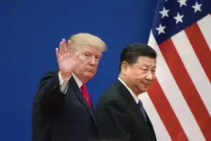 US President Donald Trump and Chinese President Xi Jinping. Photo: File photo.