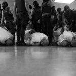 Venezuelans deported by the US government to El Salvador being treated like terrorists. Photo: Philip Holsinger/Time.