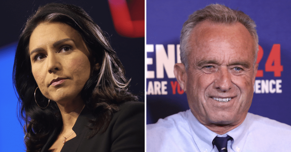 Tulsi Gabbard, United States Director of National Intelligence (left) and Robert F. Kennedy Jr., United States Secretary of Health and Human Services (right). Photo: Caitlin Johnstone/File photo.