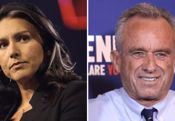 Tulsi Gabbard, United States Director of National Intelligence (left) and Robert F. Kennedy Jr., United States Secretary of Health and Human Services (right). Photo: Caitlin Johnstone/File photo.