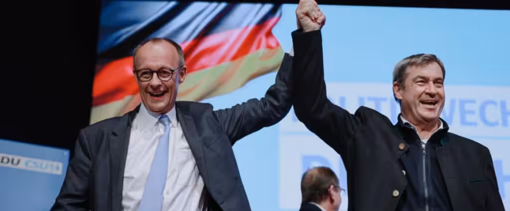 Friedrich Merz, CDU leader, and Markus Söder, head of the CSU in Bavaria. Photo: X/@_friedrichmerz.