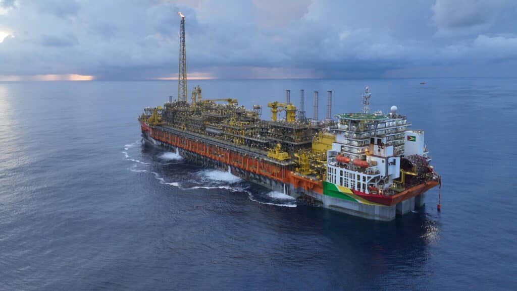The ExxonMobile Prosperity FPSO built by SBM Offshore in Singapore. Photo: ExxonMobil/file photo.