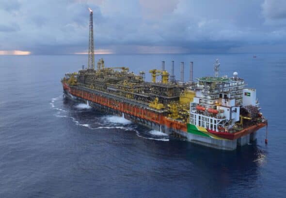 The ExxonMobile Prosperity FPSO built by SBM Offshore in Singapore. Photo: ExxonMobil/file photo.