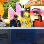 Venezuelan Interior Minister Diosdado Cabello (center) reporting on the Carnival 2025 security deployment, next to Vice President Delcy Rodríguez (right). Photo: Con el Mazo Dando.