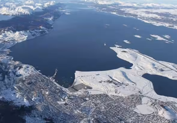 Aerial photo of Ushuaia, Argentina. Photo: Ushuaia Tourism Secretariat/Ushuaia.