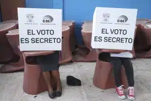 Voting stations in Ecuador. Photo: AP, Dolores Ochoa