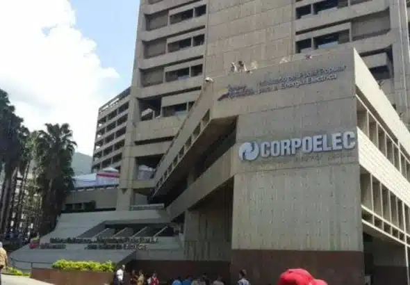 Headquarters of CORPOELEC in Caracas, Venezuela. File photo.