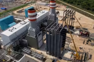 ENARSA's Combined Cycle Power Plant Vuelta de Obligado in Argentina, 340 Km north of Buenos Aires. Photo: Telam.