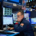 A trader works on the floor of the New York Stock Exchange in New York, the United States, on Feb. 3, 2025. U.S. stocks ended lower on Monday, as investors reacted to the Donald Trump administration's planned tariff rollout. The Dow Jones Industrial Average fell 122.75 points, or 0.28 percent, to 44,421.91. The S&P 500 sank 45.96 points, or 0.76 percent, to 5,994.57. The Nasdaq Composite Index shed 235.49 points, or 1.20 percent, to 19,391.96. Photo: Michael Nagle/Xinhua.