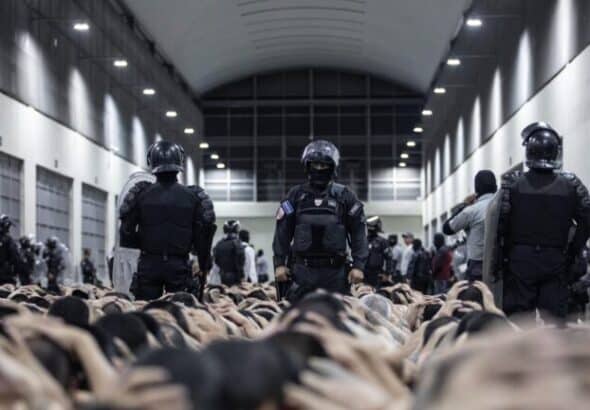 CECOT prison in El Salvador. Photo: Nayib Bukele/X.