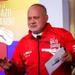 Venezuelan Interior Minister Diosdado Cabello on his television program Con El Mazo Dando. Photo: TVES.