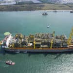 Guyanese oil production vessel FPSO One Guyana. Photo: SBM Offshore.