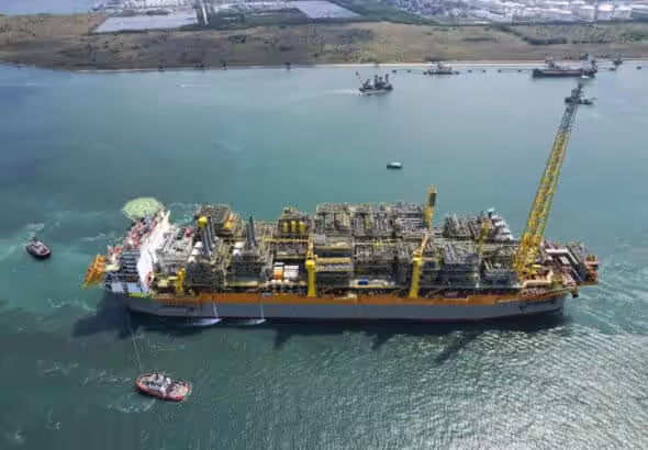 Guyanese oil production vessel FPSO One Guyana. Photo: SBM Offshore.