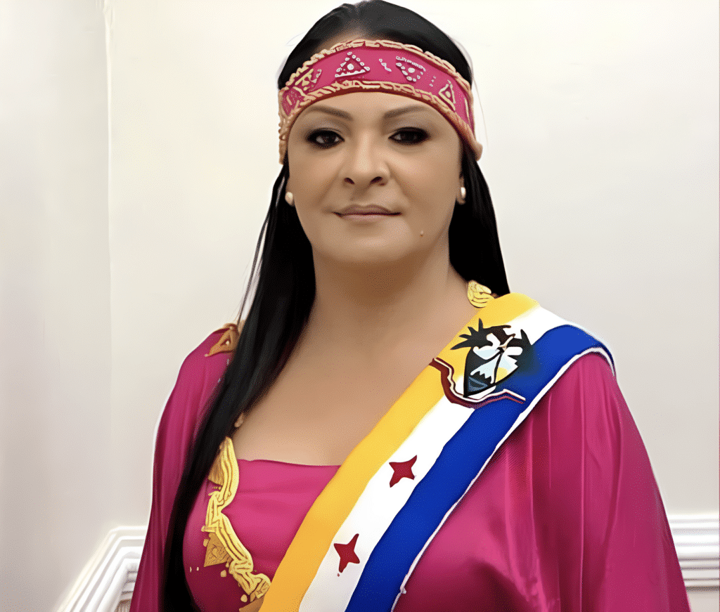 The mayor of La Guajira municipality, Indira Fernández, who has been arrested by intelligence agencies for corruption and drug trafficking allegations. Photo: El Nacional.