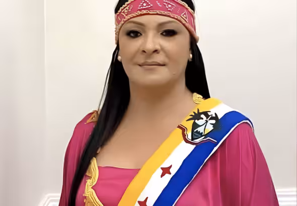 The mayor of La Guajira municipality, Indira Fernández, who has been arrested by intelligence agencies for corruption and drug trafficking allegations. Photo: El Nacional.