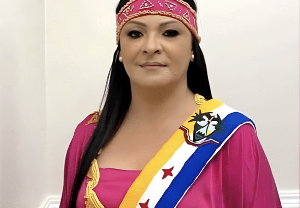 The mayor of La Guajira municipality, Indira Fernández, who has been arrested by intelligence agencies for corruption and drug trafficking allegations. Photo: El Nacional.