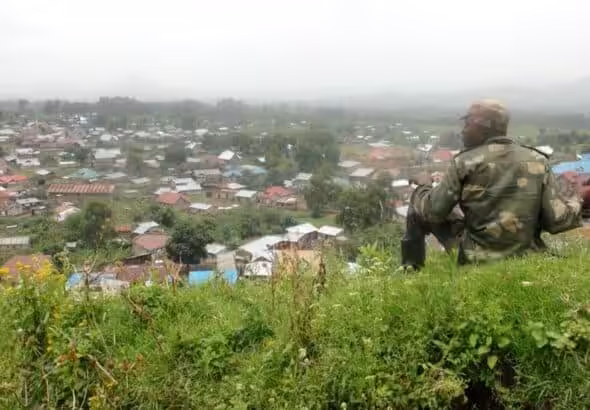 M23 Rebel outside of Bunagana, North Kivu. Photo: Wikimedia Commons/VOA.