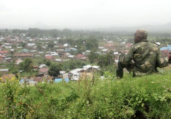 M23 Rebel outside of Bunagana, North Kivu. Photo: Wikimedia Commons/VOA.
