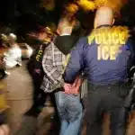 Immigrants detained by ICE. Photo: Mark Avery/Associated Press.