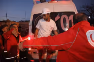 The Palestinian Red Crescent Society (PRCS) announced on Sunday that it had recovered the bodies of 14 workers in Rafah. Photo: Palestine Chronicle.