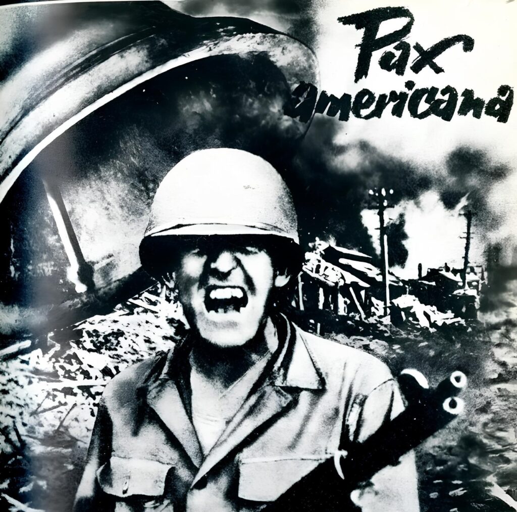 Soviet poster on the US war in Korea, explaining the role of US imperialism in the world. File photo.