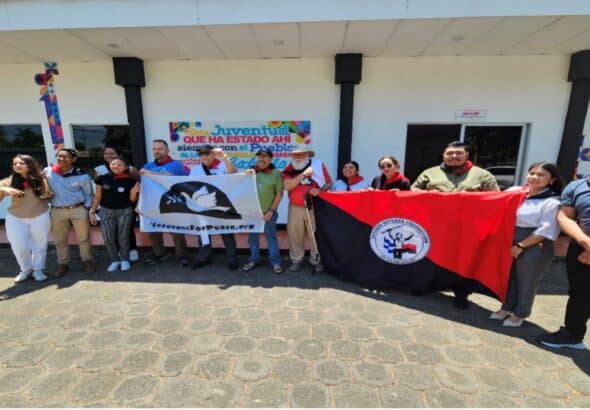 Members of Veterans For Peace (VFP). Photo: Gerry Condon.