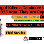 Poster for the Orinoco Tribune's interview with Ecuadorian former diplomat Fidel Narváez. Photo: Orinoco Tribune.