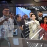 Venezuelan Vice President Delcy Rodríguez during her visit to the Lenovo headquarters in Shanghai on April 28, 2025. Photo: IG/@vicevenezuela.