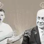 Assaf Rappaport (Left) and Benjamin Netanyahu (Right). Photo: MintPress News.