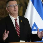 Israeli Foreign Minister Gideon Saar. Photo: AP.