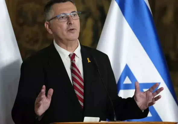 Israeli Foreign Minister Gideon Saar. Photo: AP.