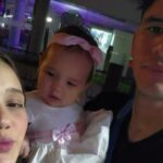 The Espinoza family with their baby girl, who was later kidnapped by the US government. Photo: Telesur.