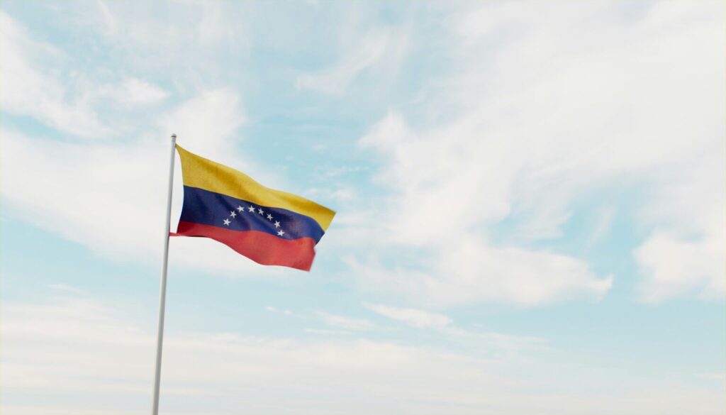 Venezuelan Flag. Photo: Planet Volumes.