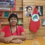 Rosana Fernandes has been part of the Landless Rural Workers’ Movement (MST) for 29 years. Since January 2025, she coordinates the movement’s brigade in Venezuela. Photo: Brasil de Fato.