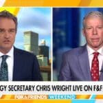 Screenshot of the Fox News interview with US Energy Secretary Chris Wright. Photo: Fox News.