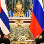 Cuban President Miguel Díaz-Canel and Russian President Vladimir Putin meeting at the Kremlin on May 9, 2024. Photo: Presidency of Russia.