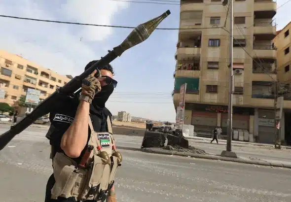 A member of Syria's so-called 'security forces' deploys in an area near the Syrian capital Damascus on April 30, 2025, amid deadly massacres and clashes with the local Druze community. Photo: Bakr Alkasem/AFP.