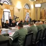 Venezuelan President Nicolas Maduro leads a meeting with state security agencies at Miraflores Palace on May 19, 2025. Photo: Presidential Press.