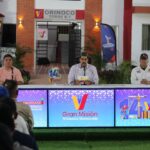 Venezuelan President Nicolás Maduro announcing a monthly income raise for workers in Ciudad Bolívar, Bolívar state, on April 30, 2025. Photo: Presidential Press.